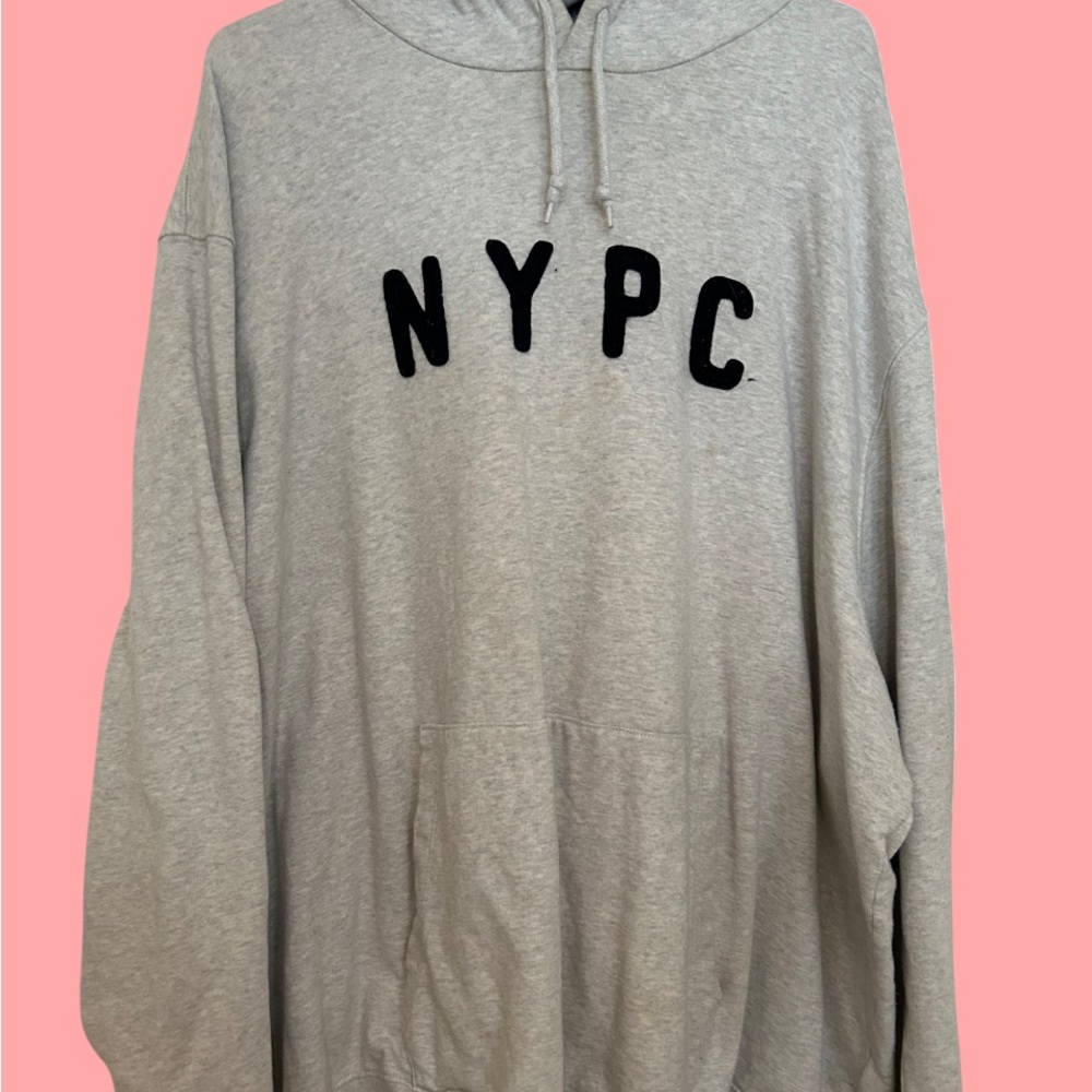 GAP NYPC Light Gray Men's Hoodie